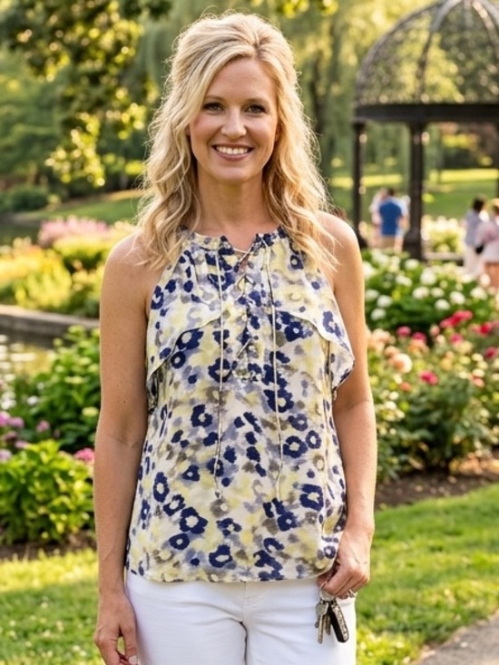 Parker Tops - Parker silk sleeveless blouse